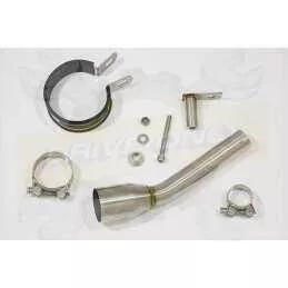 XT125R XT125X Tube de raccord & Silencieux Rond En Inox 350mm