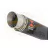 XT125R XT125X Tube de raccord & Silencieux Rond GP Style Noir En Inox 350mm