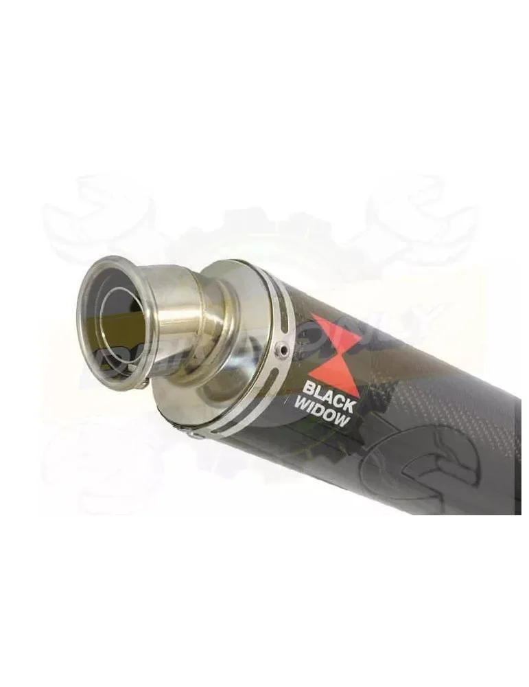 XT125R XT125X Tube de raccord & Silencieux Rond En Carbone 350mm