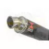XT125R XT125X Tube de raccord & Silencieux Rond En Carbone 350mm
