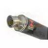 XT125R XT125X Tube de raccord & Silencieux Rond Noir En Inox 350mm