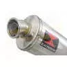 XT125R XT125X Tube de raccord & Silencieux Ovale En Inox 400mm