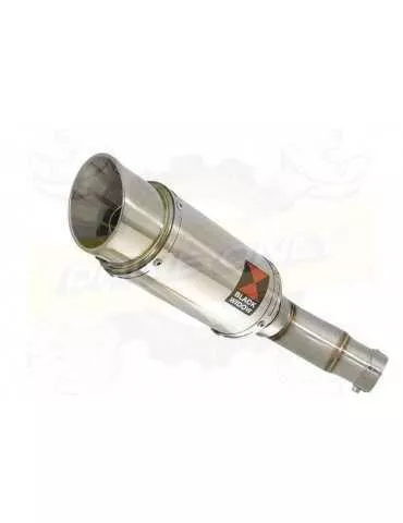 Kawasaki ER-6N ER-6F ER650 2005-2011 Passage Bas Tube de raccord et Silencieux Rond En Inox 200mm