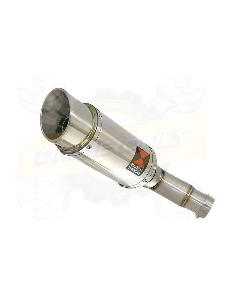 Kawasaki ER-6N ER-6F ER650 2005-2011 Passage Bas Tube de raccord et Silencieux Rond En Inox 200mm