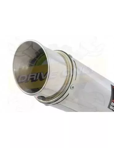 Kawasaki ER-6N ER-6F ER650 2005-2011 Passage Bas Tube de raccord et Silencieux Rond En Inox 200mm