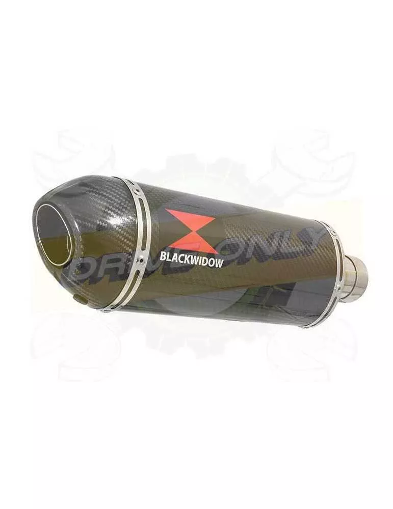 HONDA NT650 NT 650 DEAUVILLE Ligne complète & Silencieux Ovale En Carbone + Carbone Tip 300mm