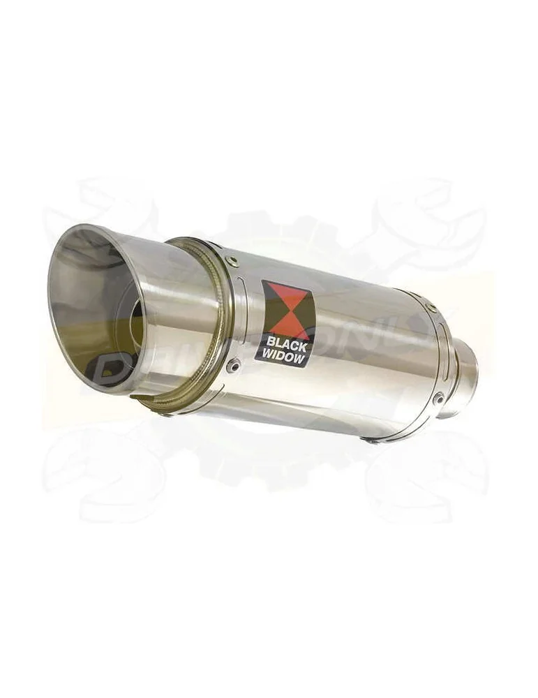 HONDA NT650 NT 650 DEAUVILLE Ligne complète & Silencieux Rond En Inox 200mm