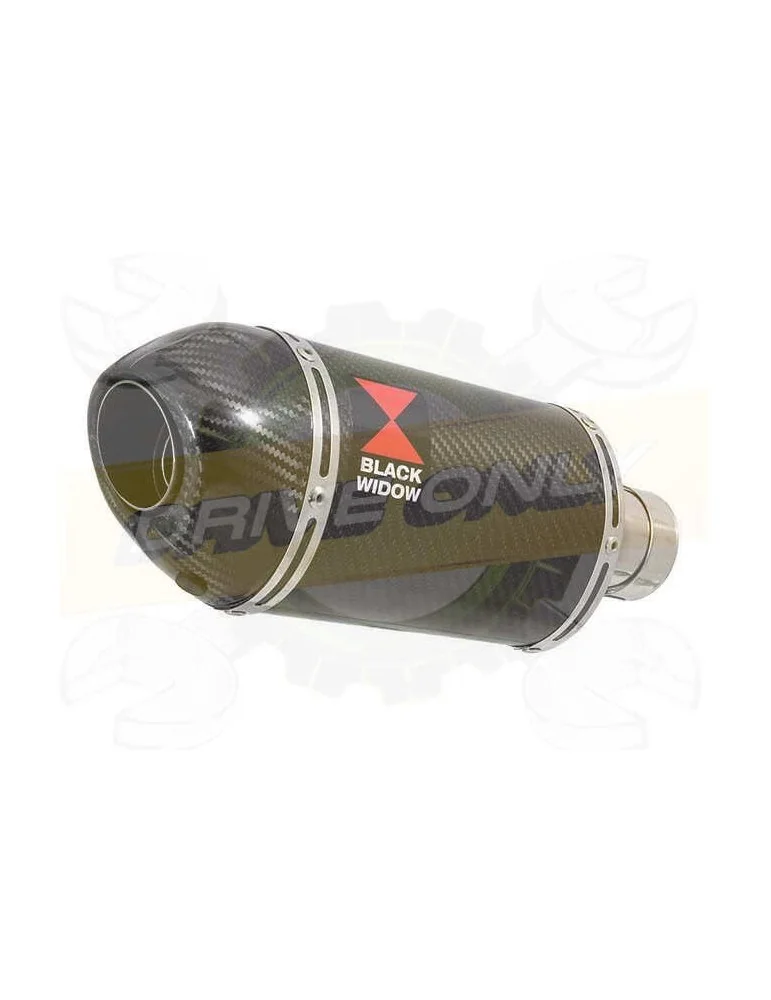 HONDA NT650 NT 650 DEAUVILLE Ligne complète & Silencieux Ovale En Carbone + Carbone Tip 200mm