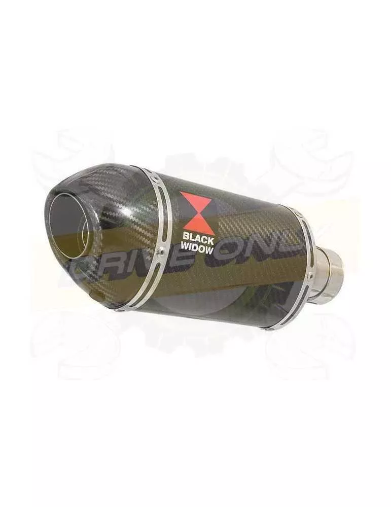 HONDA NT650 NT 650 DEAUVILLE Ligne complète & Silencieux Ovale En Carbone + Carbone Tip 200mm