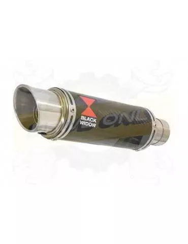 HONDA NT650 NT 650 DEAUVILLE Ligne complète & Silencieux GP Rond En Carbone 230mm