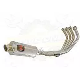 XJ6 Diversion F & N 2009-2015 Passage Bas Décatalyseur Ligne complète & Silencieux Ovale En Inox 300mm