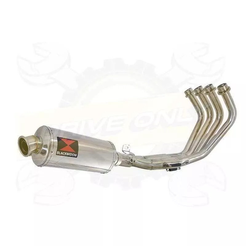 XJ6 Diversion F & N 2009-2015 Passage Bas Décatalyseur Ligne complète & Silencieux Ovale En Inox 300mm