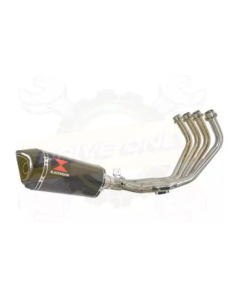 XJ6 Diversion F & N 2009-2015 Passage Bas Décatalyseur Ligne complète & Silencieux Hexagonale En Carbone 300mm