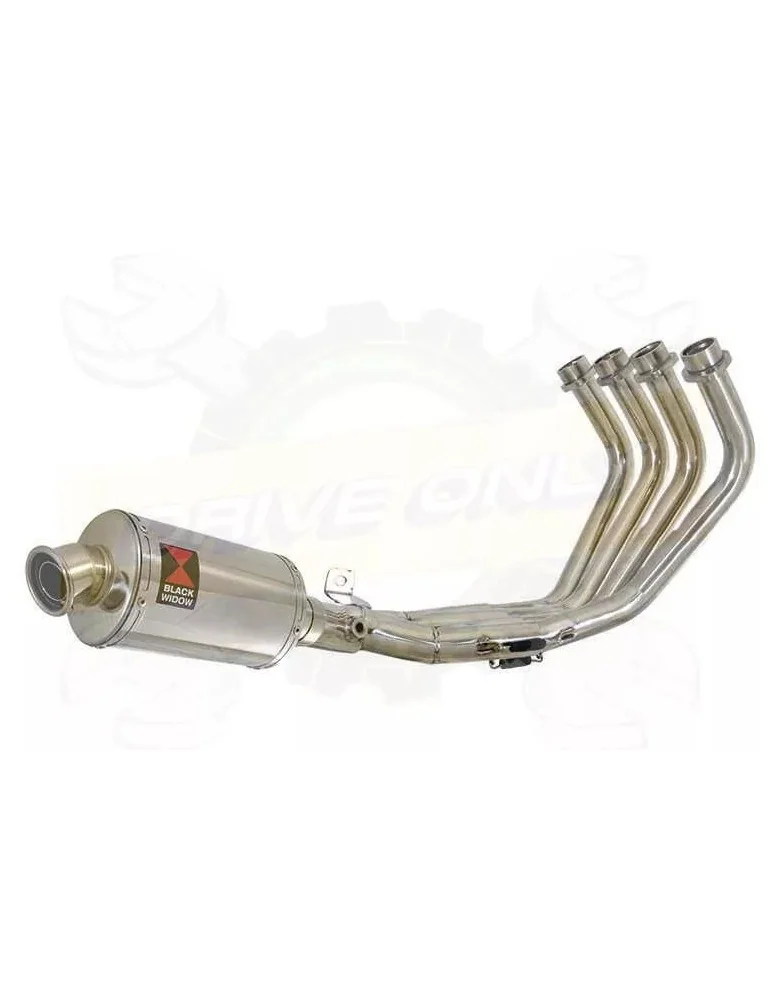 XJ6 Diversion F & N 2009-2015 Passage Bas Décatalyseur Ligne complète & Silencieux Ovale En Inox 230mm