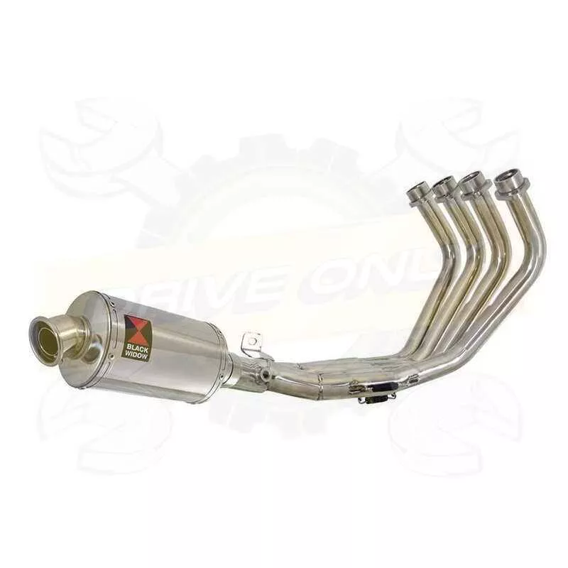 XJ6 Diversion F & N 2009-2015 Passage Bas Décatalyseur Ligne complète & Silencieux Ovale En Inox 230mm