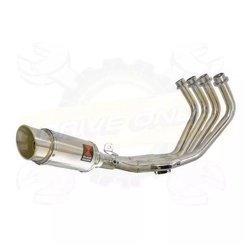 XJ6 Diversion F & N 2009-2015 Passage Bas Décatalyseur Ligne complète & Silencieux Rond En Inox 200mm