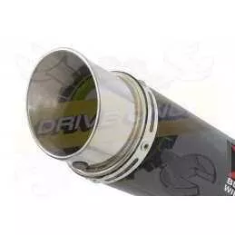 XJ6 Diversion F & N 2009-2015 Passage Bas Décatalyseur Ligne complète & Silencieux Rond En Carbone 200mm