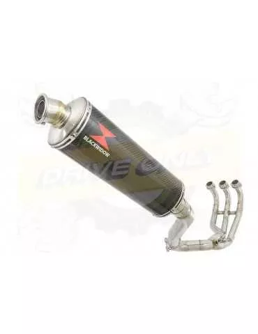 XSR 900 Passage Haut Décatalyseur Ligne complète & Silencieux Ovale En Carbone 400mm