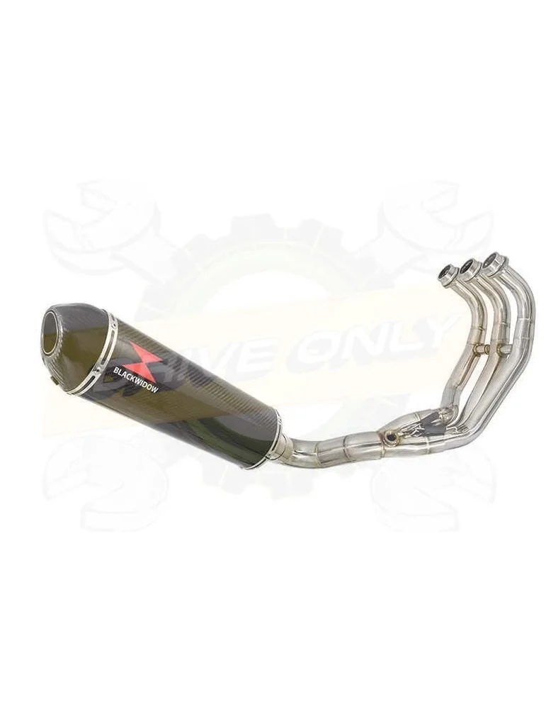 XSR 900 Passage Bas Décatalyseur Ligne complète & Silencieux Ovale En Carbone  400mm