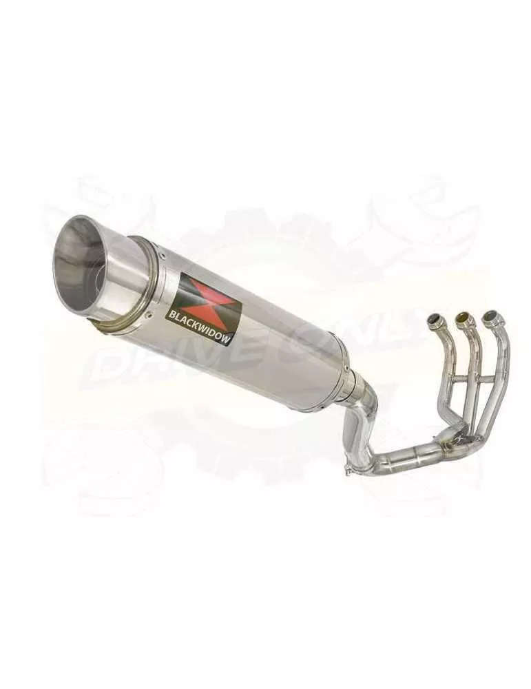 XSR 900 Passage Haut Décatalyseur Ligne complète & Silencieux Rond GP Style en Inox 360mm