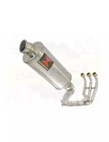 XSR 900 Passage Haut Décatalyseur Ligne complète & Silencieux Ovale en Inox 300mm