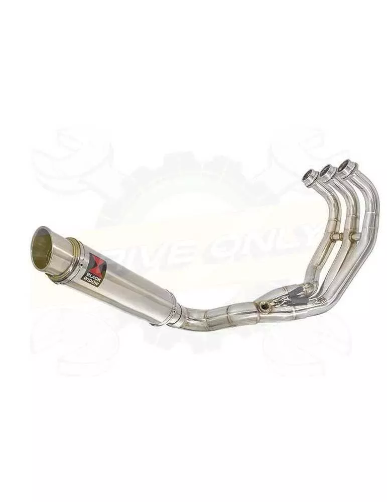 XSR 900 Passage Bas Décatalyseur Ligne complète & Silencieux Rond GP Style en Inox 350mm