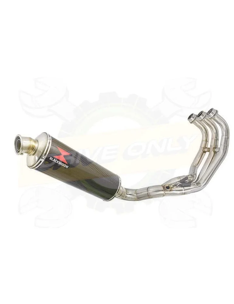 XSR 900 Passage Bas Décatalyseur Ligne complète & Silencieux Ovale En Carbone 400mm