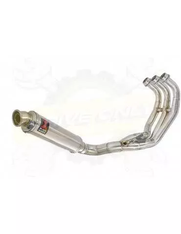 XSR 900 Passage Bas Décatalyseur Ligne complète & Silencieux Rond en Inox 350mm