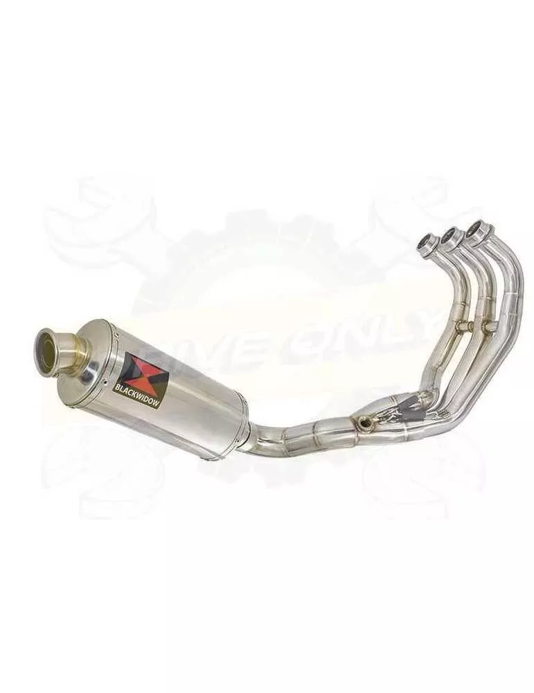 XSR 900 Passage Bas Décatalyseur Ligne complète & Silencieux Ovale en Inox 300mm