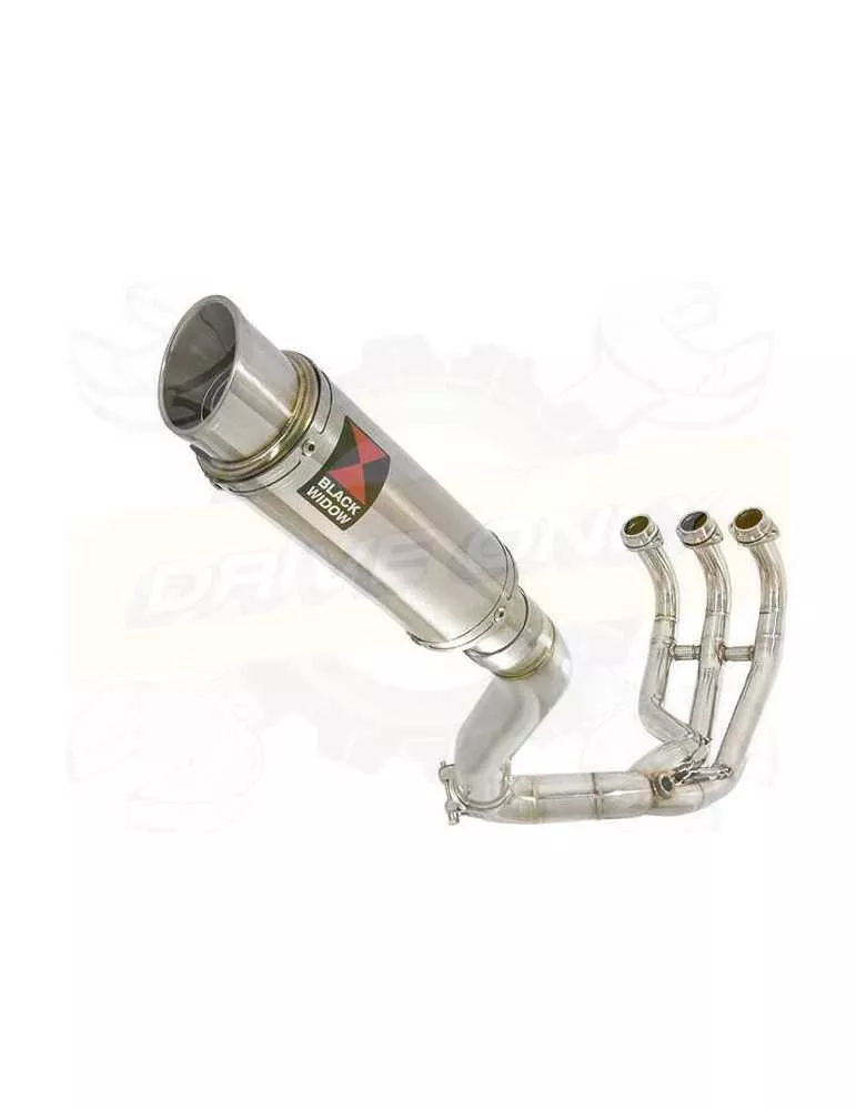 XSR 900 Passage Haut Décatalyseur Ligne complète & Silencieux Rond GP Style en Inox 230mm
