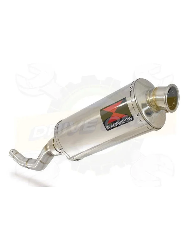 WR 125 R/X 2009/2018 Tube de raccord et Silencieux Ovale En Inox 300mm
