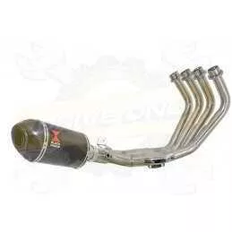 XJ6 Diversion F & N 2009-2015 Passage Bas Décatalyseur Ligne complète & Silencieux Ovale En Carbone 200mm