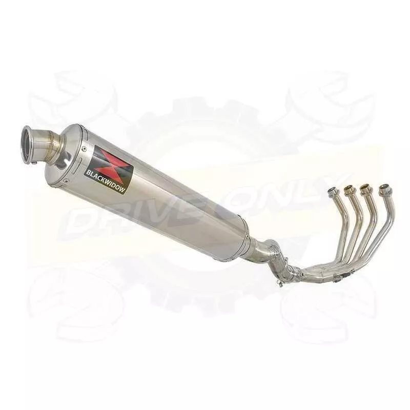 XJ6 Diversion F & N 2009-2015 Passage Haut Décatalyseur Ligne complète & Silencieux Rond En Inox 450mm