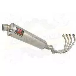 XJ6 Diversion F & N 2009-2015 Passage Haut Décatalyseur Ligne complète & Silencieux Rond En Inox 400mm