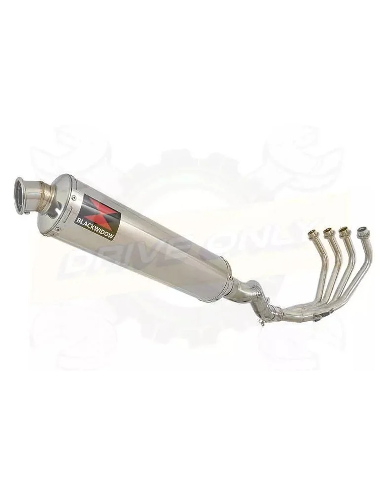 XJ6 Diversion F & N 2009-2015 Passage Haut Décatalyseur Ligne complète & Silencieux Rond En Inox 400mm