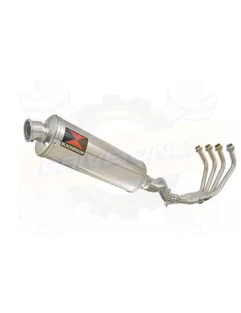 XJ6 Diversion F & N 2009-2015 Passage Haut Décatalyseur Ligne complète & Silencieux Ovale En Inox 400mm