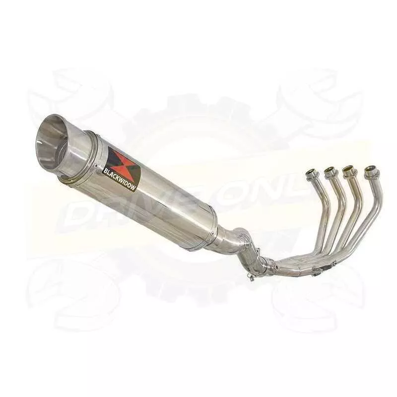 XJ6 Diversion F & N 2009-2015 Passage Haut Décatalyseur Ligne complète & Silencieux Rond GP Style En Inox 360mm