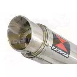 XJ6 Diversion F & N 2009-2015 Passage Haut Décatalyseur Ligne complète & Silencieux Rond GP Style En Inox 360mm