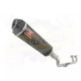 XP 530 TMAX 2012-2016 Ligne complète & Silencieux Ovale En Carbone 400mm