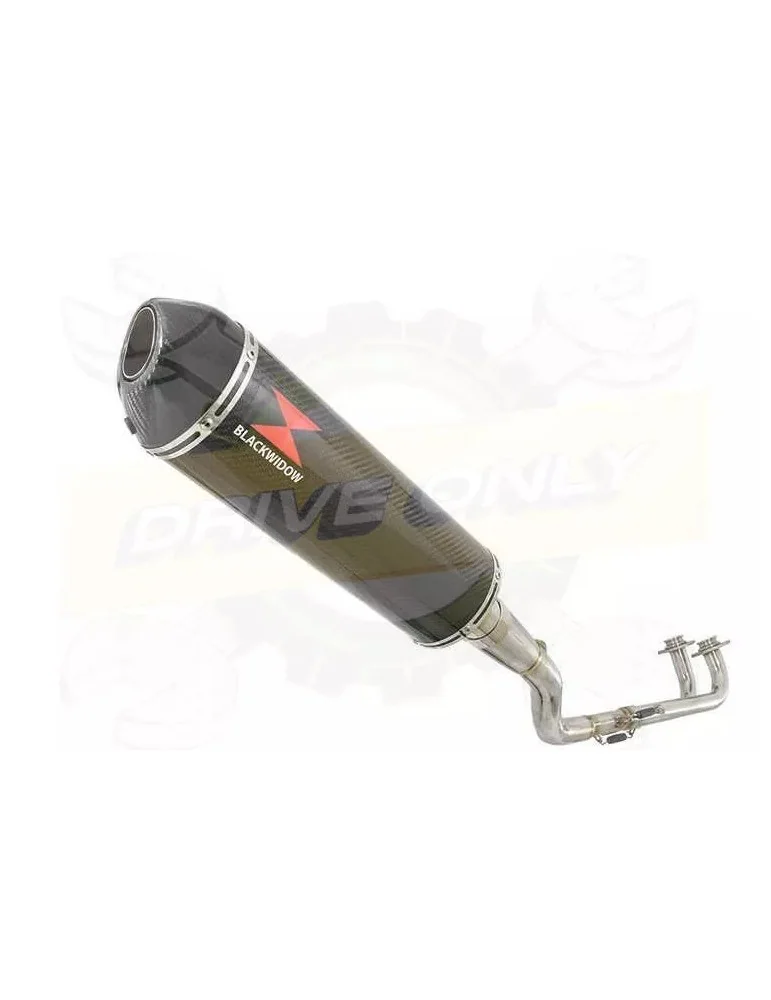 XP 530 TMAX 2012-2016 Ligne complète & Silencieux Ovale En Carbone 400mm