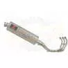 MT-09 Tracer 2013-2021  High Level De-cat Exhaust System with 400mm Oval Stainless Steel Silencer