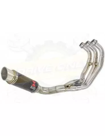 XSR 900 Passage Bas Décatalyseur Ligne complète & Silencieux Rond GP Style en Carbone 230mm