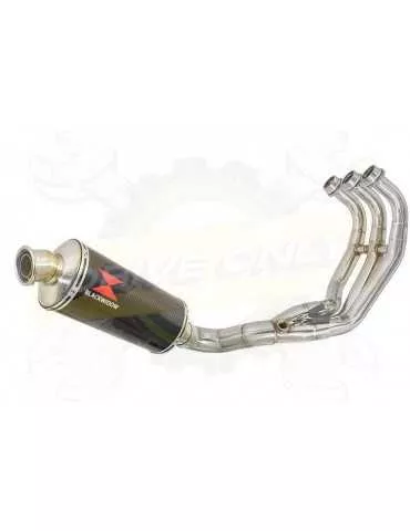 XSR 900 Passage Bas Décatalyseur Ligne complète & Silencieux Ovale En Carbone 300mm