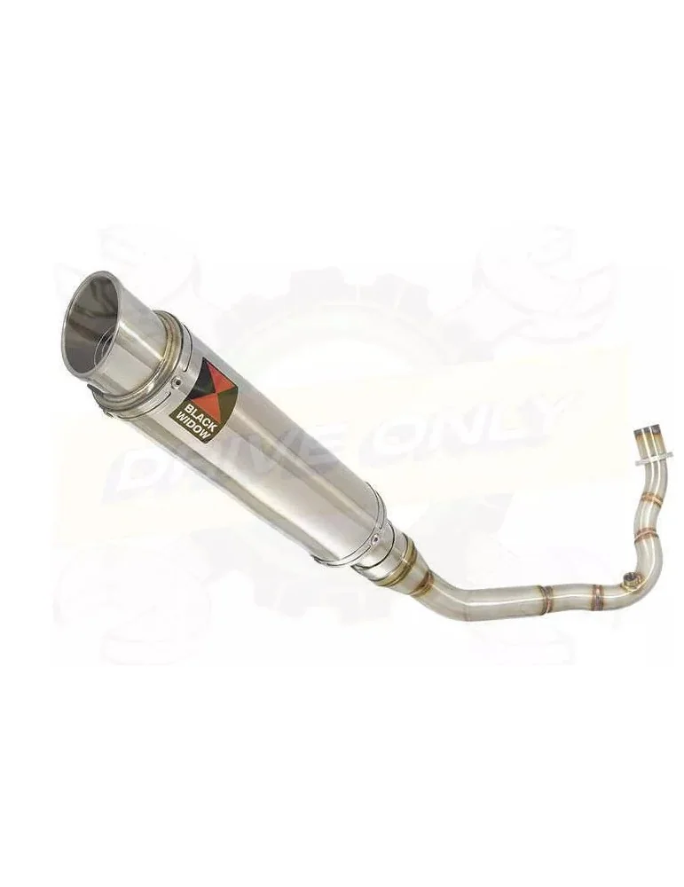 Vespa LX 125 IE (3V) Ligne complète & Silencieux Rond GP Style En Inox 350mm