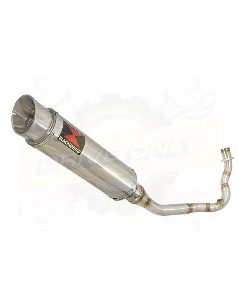 Vespa LX 150 IE (3V) Ligne complète & Silencieux Rond GP Style En Inox 360mm