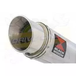 Vespa LX 150 IE (3V) Ligne complète & Silencieux Rond GP Style En Inox 350mm