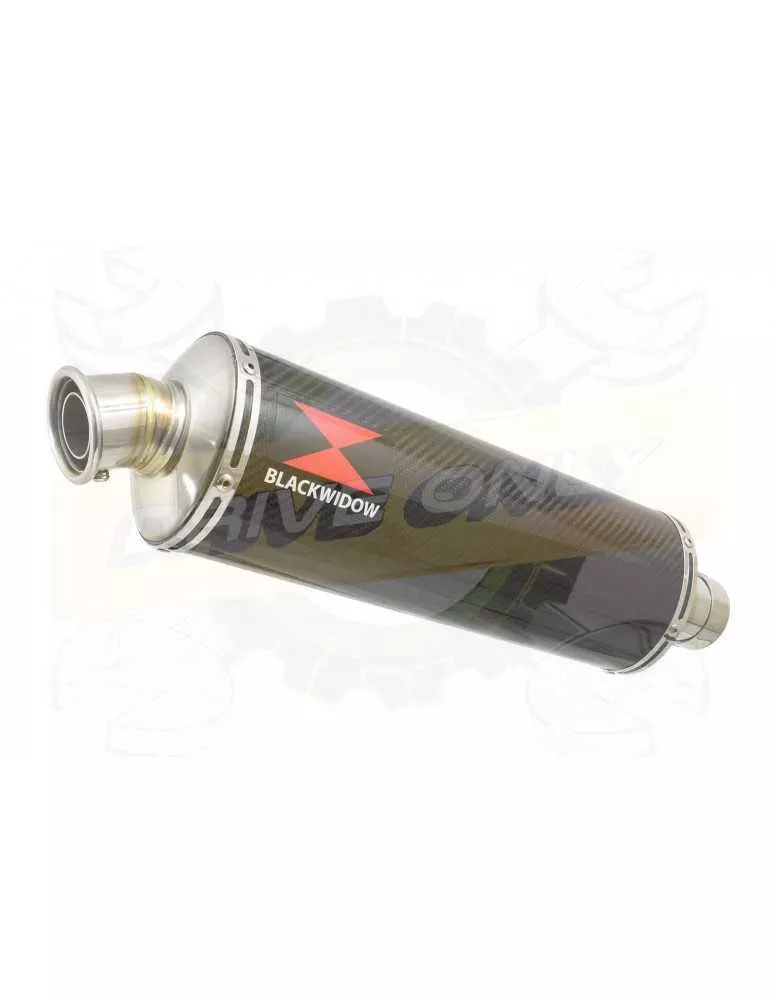 KTM 125 Duke 2011-2016 Decata / Silencieux Kit & Silencieux Ovale En Carbone 400mm