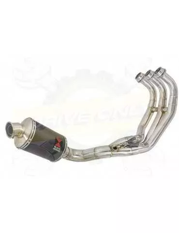 XSR 900 Passage Bas Décatalyseur Ligne complète & Silencieux Ovale Noir en Inox 230mm