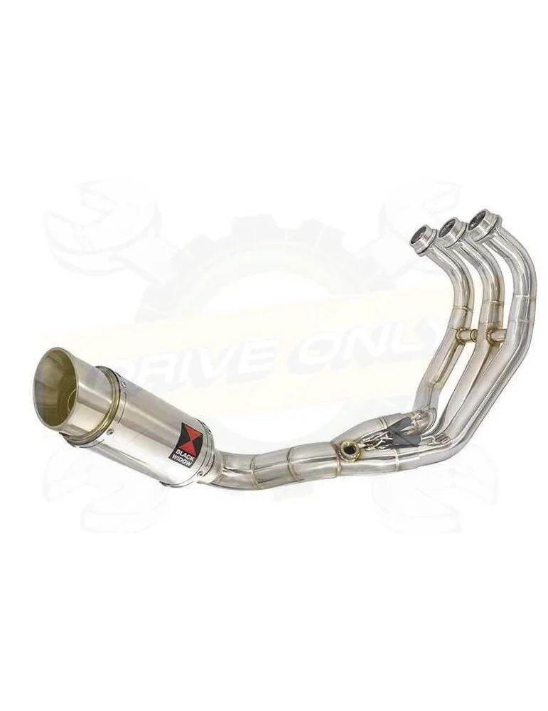 XSR 900 Passage Bas Décatalyseur Ligne complète & Silencieux Rond en Inox 200mm