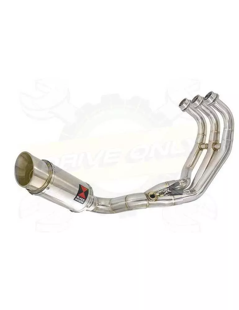 XSR 900 Passage Bas Décatalyseur Ligne complète & Silencieux Rond en Inox 200mm